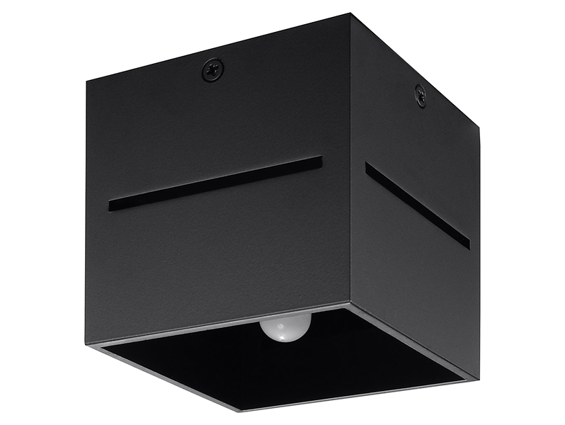 Plafon Lobo aluminiowy 10 cm czarny 23735