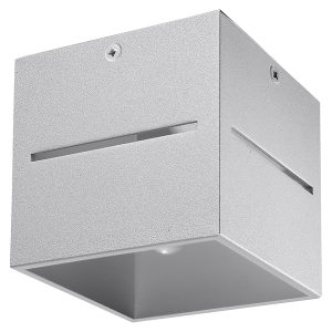 Plafon Lobo aluminiowy 10 cm szary 23736 Plafon Lobo aluminiowy 10 cm szary 23736