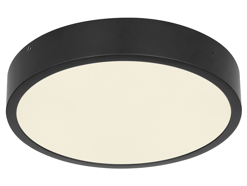 Plafon Lucena LED 17 cm metalowy czarny 47876