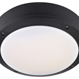 Plafon Luna aluminiowy czarny 27063