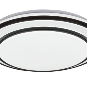 Plafon Lupita z pilotem okrągły czarny LED 1x40W 49cm 2700lm IP20 Rabalux 871240 Plafon Lupita z pilotem okrągły czarny LED 1x40W 49cm 2700lm IP20 Rabalux 871240