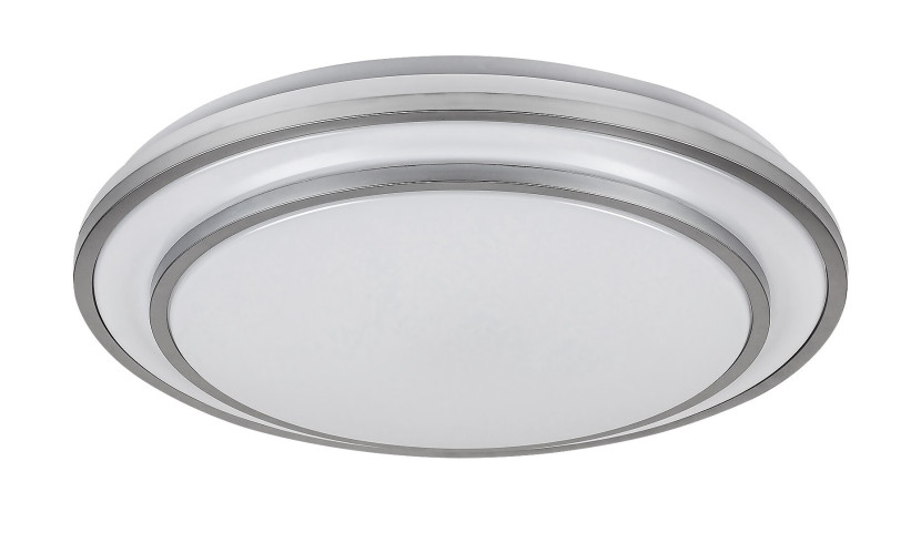Plafon Lupita z pilotem okrągły srebrny LED 1x40W 49cm 2700lm IP20 Rabalux 871216