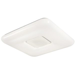 Plafon LYRA z pilotem kwadratowy biały LED 1x72W 44cm 4320lm IP20 Polux 871191 Plafon LYRA z pilotem kwadratowy biały LED 1x72W 44cm 4320lm IP20 Polux 871191