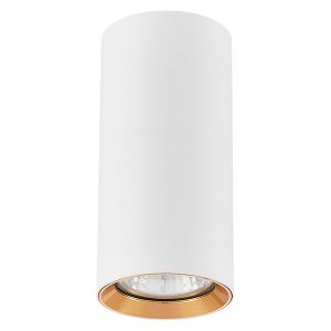 Plafon Manacor 13 cm metalowy biało-złoty 39307 Plafon Manacor 13 cm metalowy biało-złoty 39307