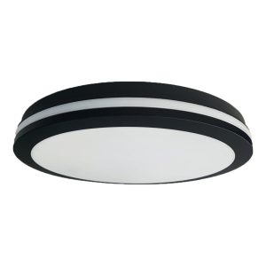 Plafon Marlon okrągły czarno-biały LED 1x48W 40cm 6300lm IP54 Eko-Light 873916 Plafon Marlon okrągły czarno-biały LED 1x48W 40cm 6300lm IP54 Eko-Light 873916