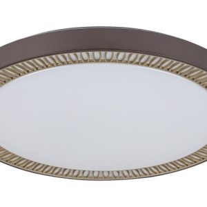 Plafon Matea z pilotem okrągły brązowy LED 1x40W 50cm 3200lm IP20 Rabalux 872389 Plafon Matea z pilotem okrągły brązowy LED 1x40W 50cm 3200lm IP20 Rabalux 872389