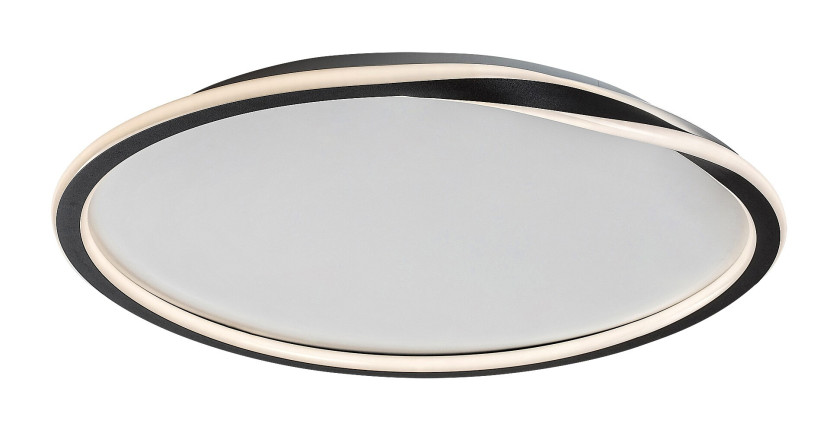 Plafon MATHIOLA okrągły biało-czarny LED 1x40W 56cm 2200lm IP20 Rabalux 873927