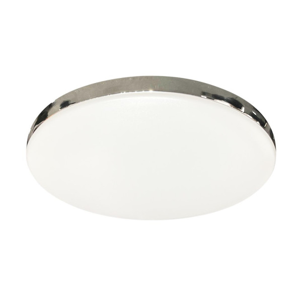 Plafon MAYA okrągły chromowany LED 1x15W 33cm 1650lm IP20 Milagro 873923