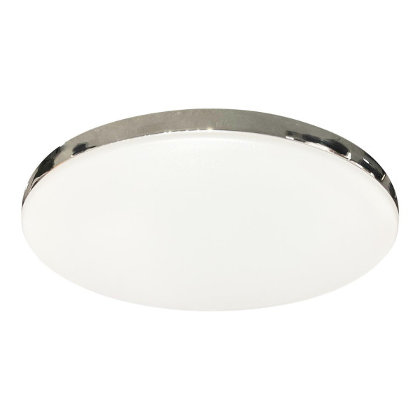 Plafon MAYA okrągły chromowany LED 1x36W 50cm 3600lm IP20 Milagro 873987