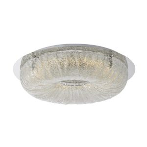 Plafon MERCER okrągły transparentny LED 1x36W 52cm 2780lm IP20 Italux 878525 Plafon MERCER okrągły transparentny LED 1x36W 52cm 2780lm IP20 Italux 878525