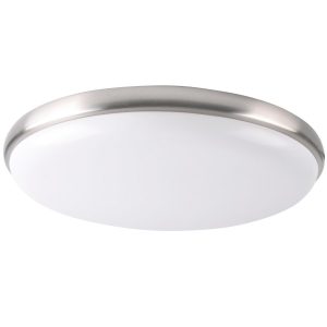 Plafon METIS okrągły biały chromowany LED 1x24W 38cm 1600lm IP20 Polux 878466 Plafon METIS okrągły biały chromowany LED 1x24W 38cm 1600lm IP20 Polux 878466