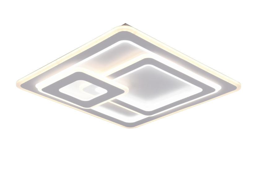 Plafon MITA kwadratowy biały LED 1x76W 51,5cm 9250lm IP20 Trio 872755