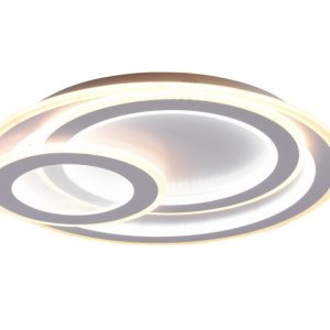 Plafon MITA okrągły biały LED 1x74W 51cm 9000lm IP20 Odcienie bieli Trio 872581 Plafon MITA okrągły biały LED 1x74W 51cm 9000lm IP20 Odcienie bieli Trio 872581