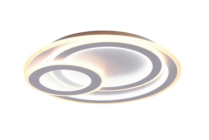 Plafon MITA okrągły biały LED 1x74W 51cm 9000lm IP20 Odcienie bieli Trio 872581