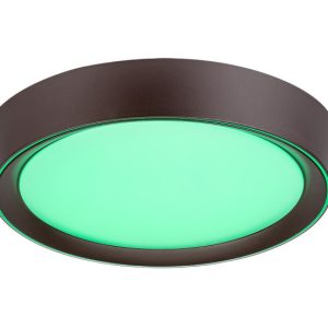 Plafon Mokka z pilotem okrągły brązowy LED 1x24W 41cm 2000lm IP20 Rabalux 876784 Plafon Mokka z pilotem okrągły brązowy LED 1x24W 41cm 2000lm IP20 Rabalux 876784