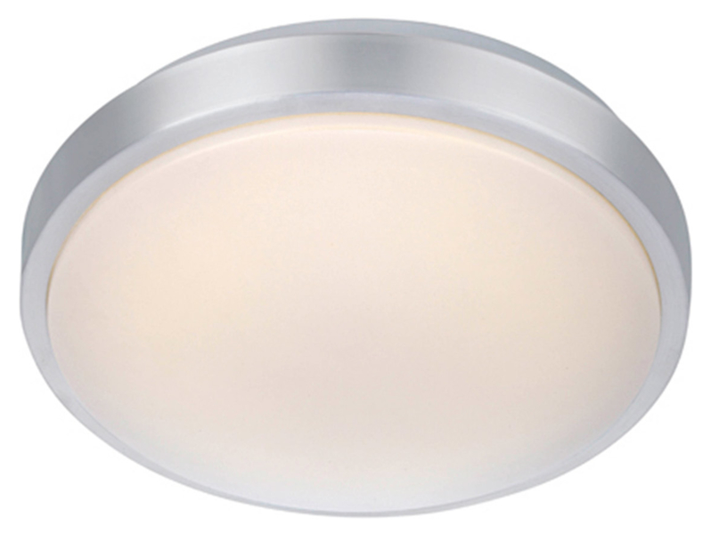 Plafon Moon LED metalowy srebrny 62487