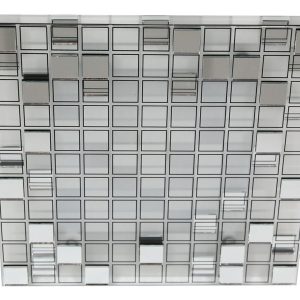 Plafon MOSAIC kwadratowy biało-srebrny LED 1x9W 31cm 550lm IP20 Candellux 881328 Plafon MOSAIC kwadratowy biało-srebrny LED 1x9W 31cm 550lm IP20 Candellux 881328