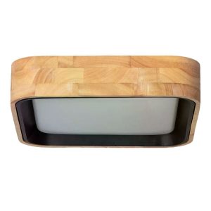 Plafon naturale kwadratowy czarny-biały LED 1x16W 37cm 1200lm IP20 Abruzzo 872623 Plafon naturale kwadratowy czarny-biały LED 1x16W 37cm 1200lm IP20 Abruzzo 872623