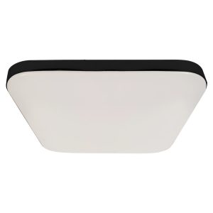 Plafon Nemo kwadratowy czarno-biały LED 1x16W 33cm 1690lm IP44 Milagro 879557 Plafon Nemo kwadratowy czarno-biały LED 1x16W 33cm 1690lm IP44 Milagro 879557