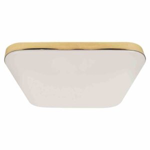 Plafon NEMO kwadratowy złoto-biały LED 1x17W 33cm 1530lm IP20 Milagro 876802 Plafon NEMO kwadratowy złoto-biały LED 1x17W 33cm 1530lm IP20 Milagro 876802