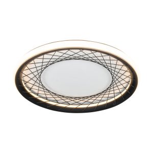 Plafon Nest okrągły czarno-biały LED 1x38W 51cm 1900lm IP20 Milagro 878616