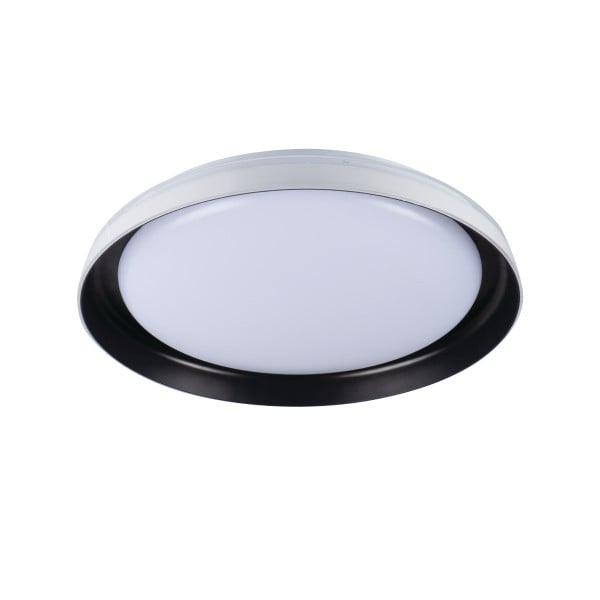 Plafon NIFU okrągły biało-czarny LED 1x17.8W 43cm 1280lm IP20 Kanlux 871189