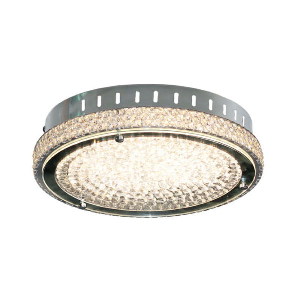 Plafon NINO ROUND okrągły transparentny LED 1x17W 30cm 1360lm IP20 Italux 878593