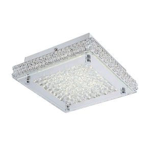 Plafon NINO SQUARE kwadratowy transparentny LED 1x17W 30cm IP20 Italux 878567 Plafon NINO SQUARE kwadratowy transparentny LED 1x17W 30cm IP20 Italux 878567
