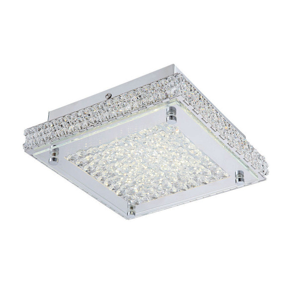 Plafon NINO SQUARE kwadratowy transparentny LED 1x17W 30cm IP20 Italux 878567