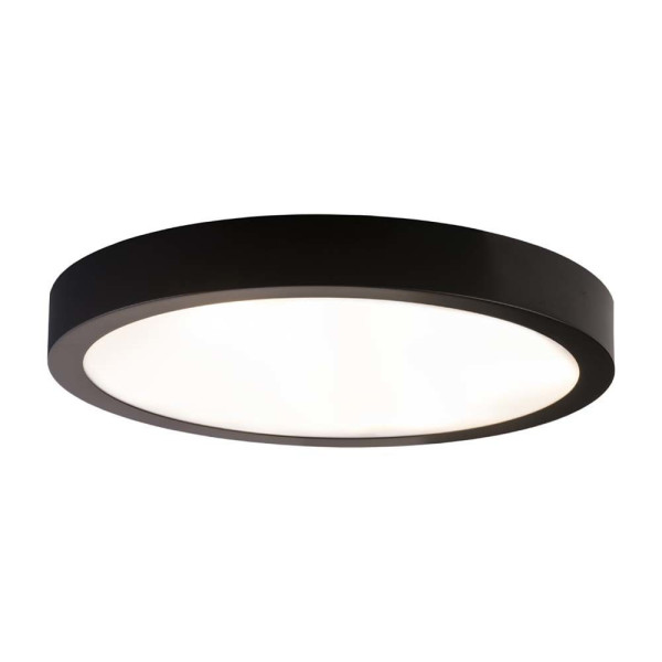 Plafon NOMI okrągły czarno-biały LED 1x15.8W 42cm 2017lm IP20 Shilo 871190