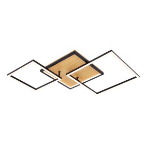 Plafon Noris czarny piaskowany LED 38W 3000K 1250lm Italux 1018561 Plafon Noris czarny piaskowany LED 38W 3000K 1250lm Italux 1018561