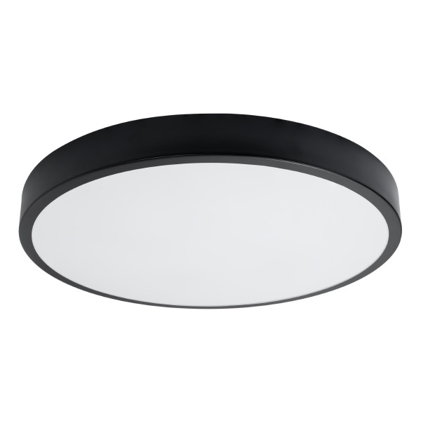 Plafon OBSYDI czarny 1xwbudowany LEDx65W wym:6x60x60cm IP20 Pure Lume 1017996