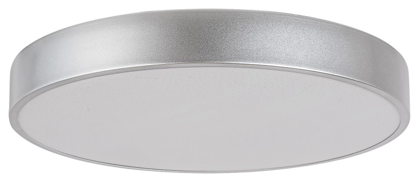 Plafon OCTAV2 okrągły srebrno-biały LED 1x24W 40cm 1200lm IP20 Rabalux 878505