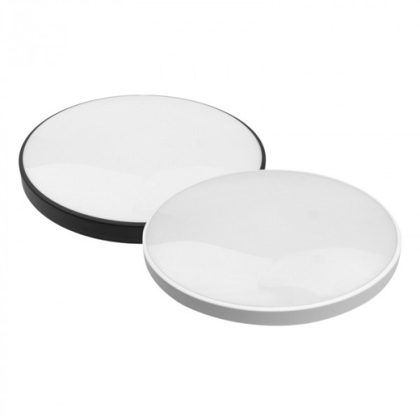Plafon okrągły biało-czarny LED 1x12W 25cm 1400lm IP20 Ecolight 1017652