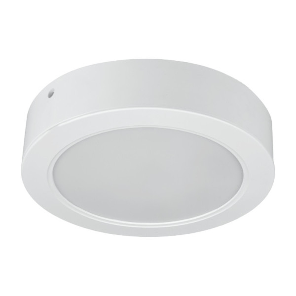 Plafon okrągły biały LED 1x18W 16,7cm 1900lm IP54 Odcienie bieli DPM 872651
