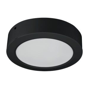 Plafon okrągły czarno-biały LED 1x18W 16,7cm 1900lm IP54 DPM 872424 Plafon okrągły czarno-biały LED 1x18W 16,7cm 1900lm IP54 DPM 872424