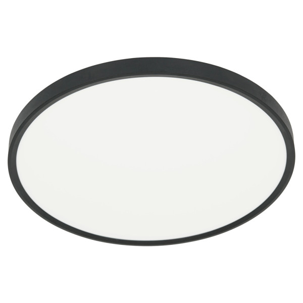 Plafon okrągły czarno-biały LED 1x40W 50cm 4300lm IP40 Milagro 871176