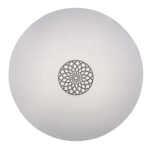Plafon Ophelia z pilotem okrągły srebrny LED 1x40W 60cm 3200lm IP20 Rabalux 871244 Plafon Ophelia z pilotem okrągły srebrny LED 1x40W 60cm 3200lm IP20 Rabalux 871244