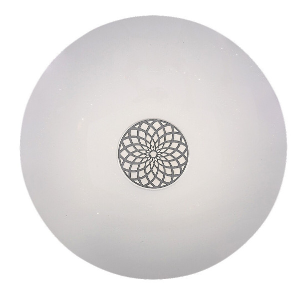 Plafon Ophelia z pilotem okrągły srebrny LED 1x40W 60cm 3200lm IP20 Rabalux 871244