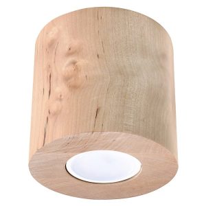 Plafon Orbis drewniany 10 cm brązowy 23693 Plafon Orbis drewniany 10 cm brązowy 23693