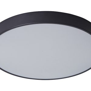 Plafon Orbital LED 60 cm metalowy czarny 65949 Plafon Orbital LED 60 cm metalowy czarny 65949