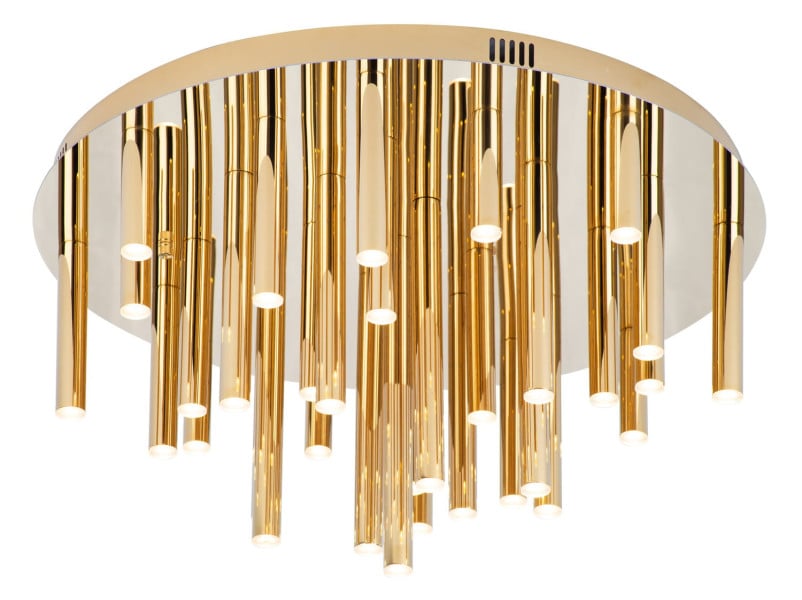 Plafon ORGANIC okrągły złoty LED 33x33W 60cm 1980lm IP20 Maxlight 880989