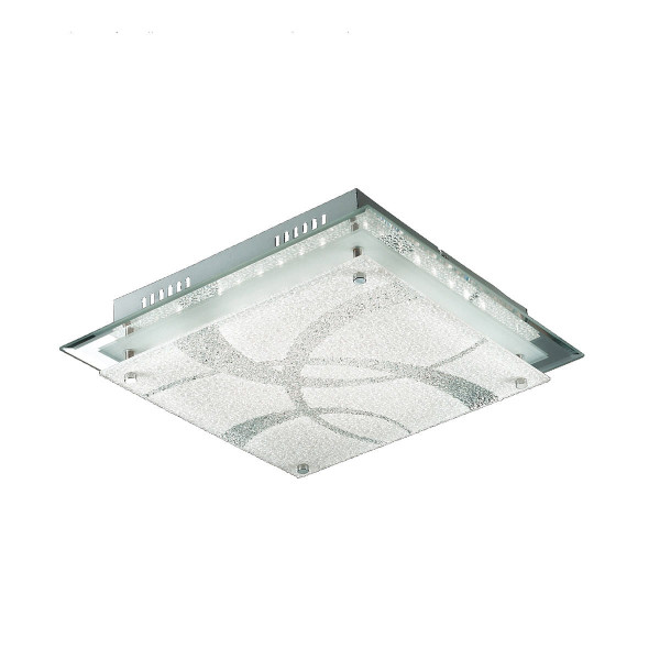 Plafon ORLANDO kwadratowy biały LED 1x17W 34cm 1360lm IP20 Italux 878472