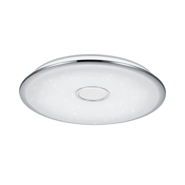 Plafon OSAKA okrągły srebrno-biały LED 1x100W 65cm 9800lm IP20 Trio 817908