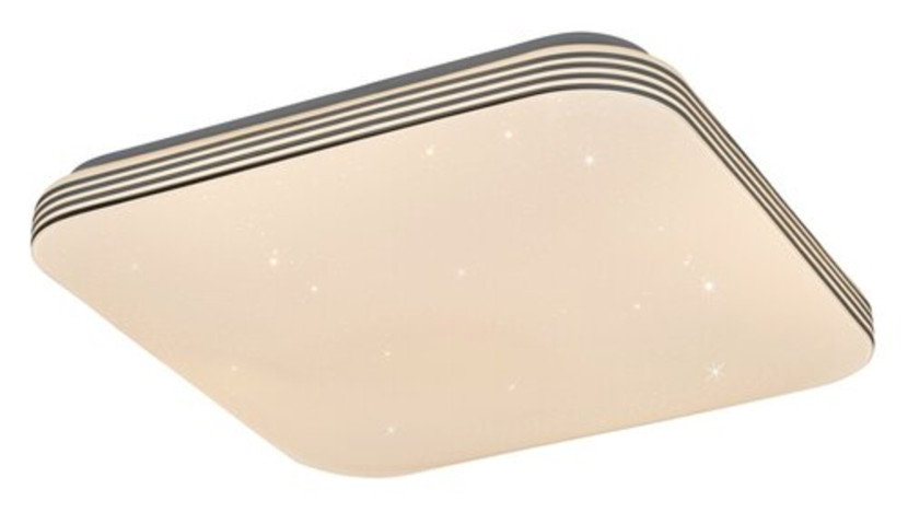 Plafon Oscar kwadratowy biały LED 1x36W 53cm 2700lm IP20 Rabalux 873954