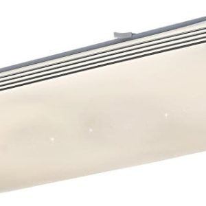 Plafon Oscar prostokątny srebrny LED 1x36W 63,5cm 2520lm IP20 Rabalux 873998 Plafon Oscar prostokątny srebrny LED 1x36W 63,5cm 2520lm IP20 Rabalux 873998