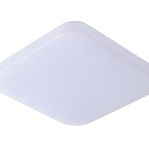 Plafon OTIS kwadratowy biały LED 1x22W 28cm 1400lm IP20 Lucide 1018497