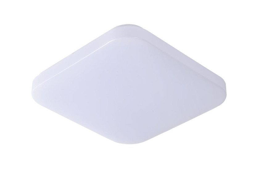 Plafon OTIS kwadratowy biały LED 1x22W 28cm 1400lm IP20 Lucide 1018497