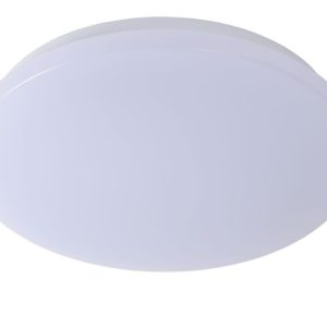 Plafon OTIS okrągły biały LED 1x14W 26cm 910lm IP20 Ciepła biel Lucide 1018495