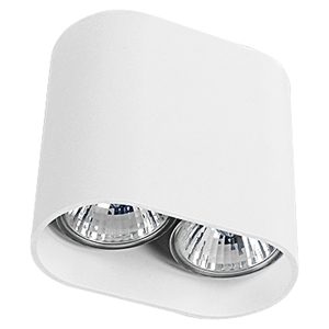 Plafon Pag LED 2-punktowy aluminiowy biały 25608